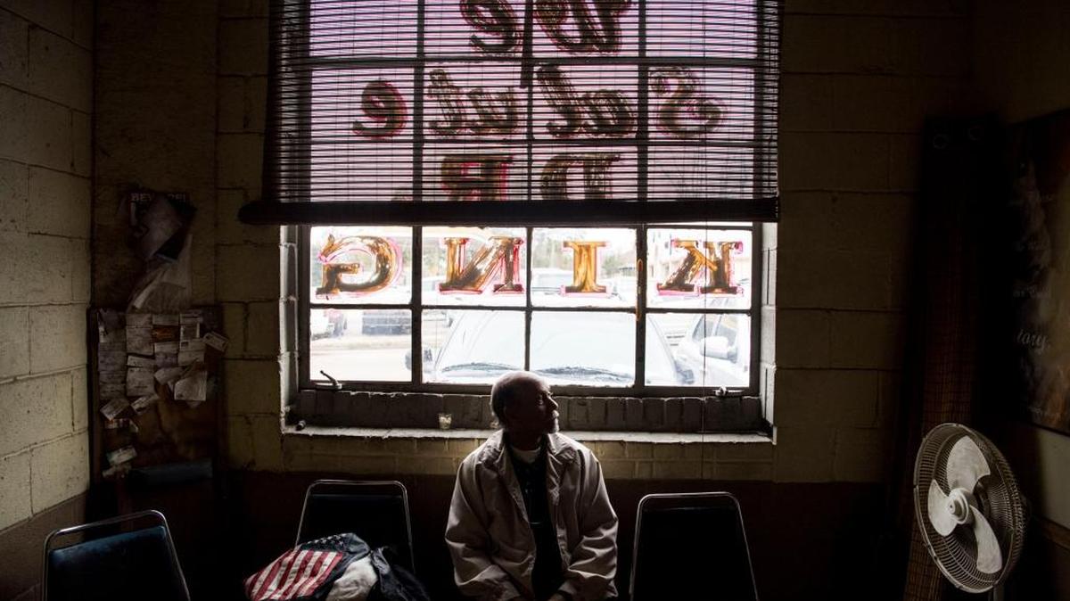 Pete McElroy, seen at McElroy's Auto Repair Shop in Jackson, Miss., said that blacks are losing under Trump's administration.