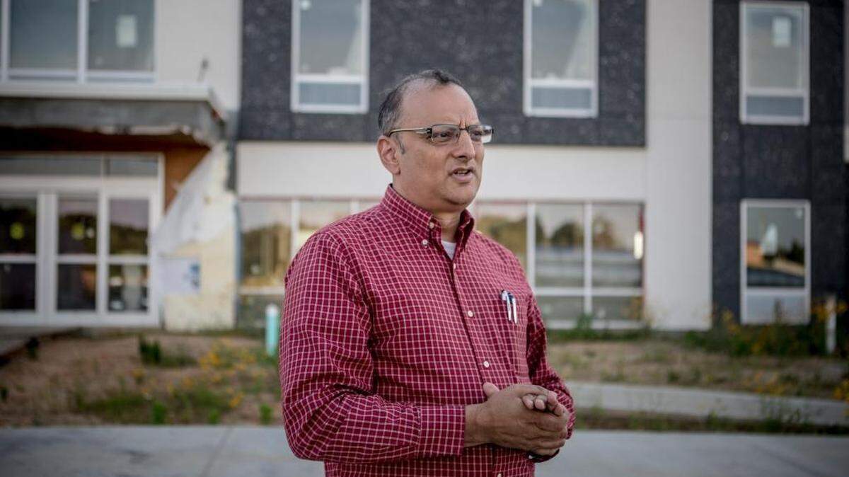 Dinesh Chawla visits the work site where a Scion hotel will open, in Cleveland, Miss., June 4, 2018. In the year since Chawla and his brother signed a hotel deal with President Donald Trump’s family business, his profile has risen considerably. “I’m the same person, but people look at me in a different way,” he said. “I never wanted the spotlight.”