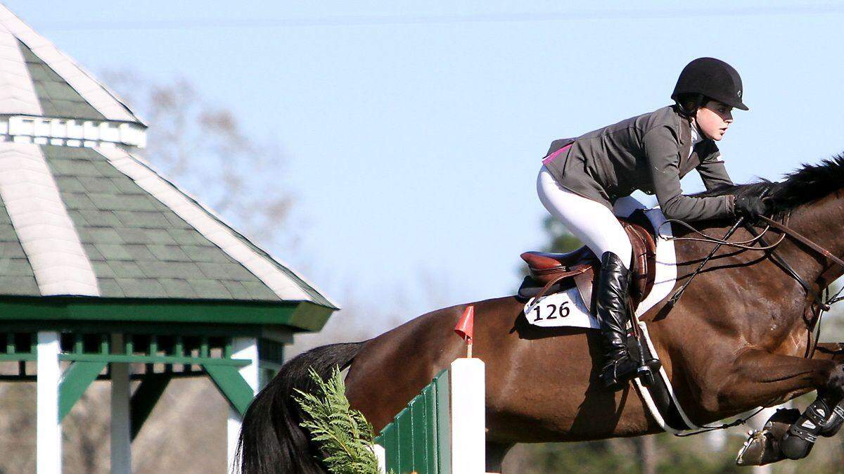 Frances Land rides Vieanna during the 2013 Gulf Coast Winter Classic at the Harrison County Fairgrounds. A movie will film at this year’s event, which starts Wednesday.