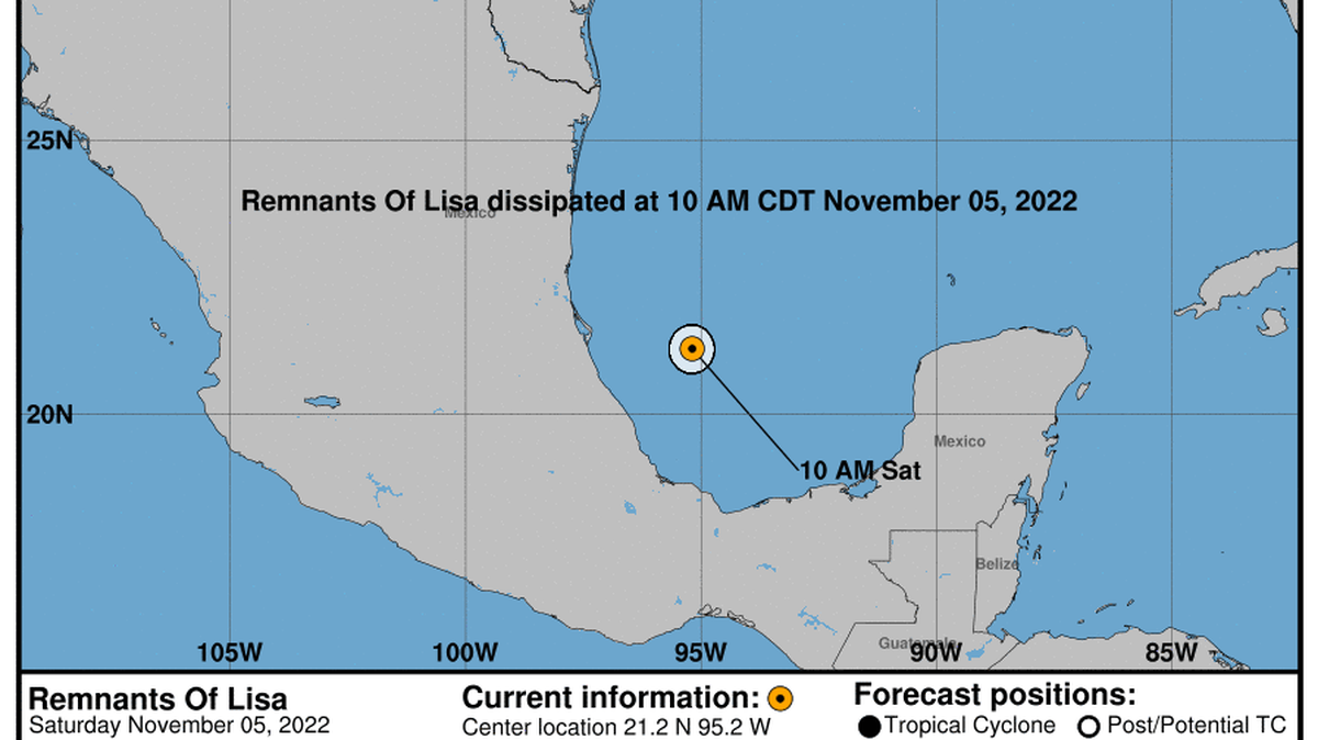 This graphic created by the National Weather Service/NCEP Weather Prediction Center (WPC) shows the projected path.
NATIONAL HURRICANE CENTER