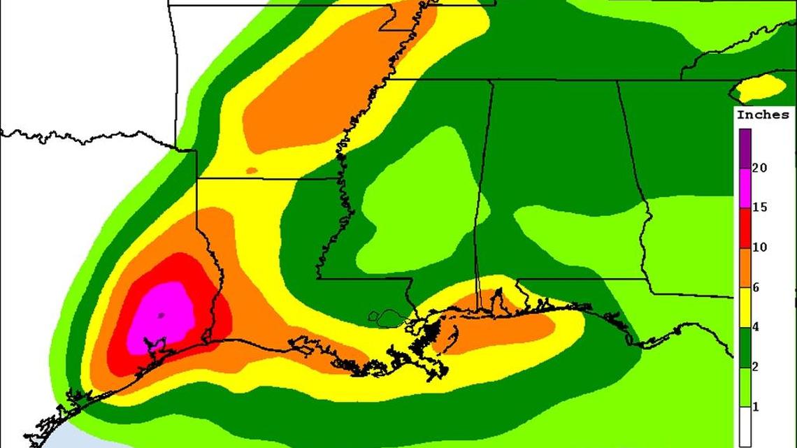 Flash flood watch issued for coastal Mississippi