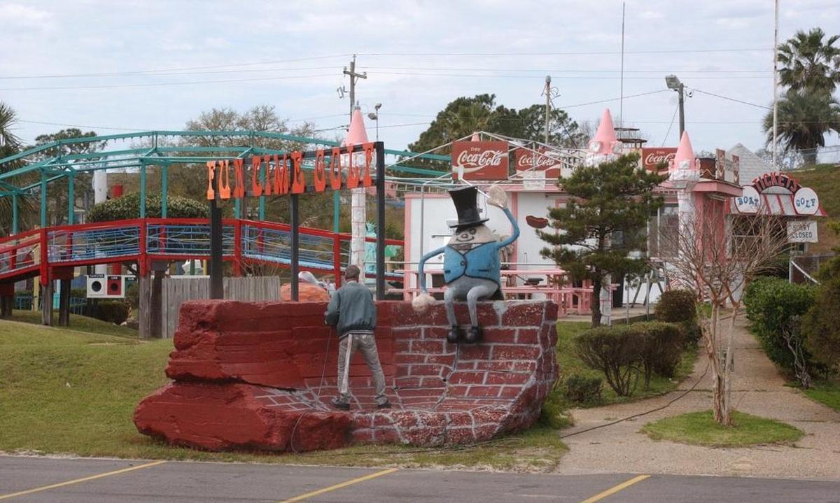 Fun Time USA was spruced up just in time for Katrina in 2005.