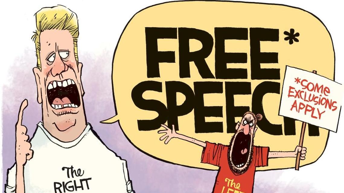 Campuses no longer interested in free speech
