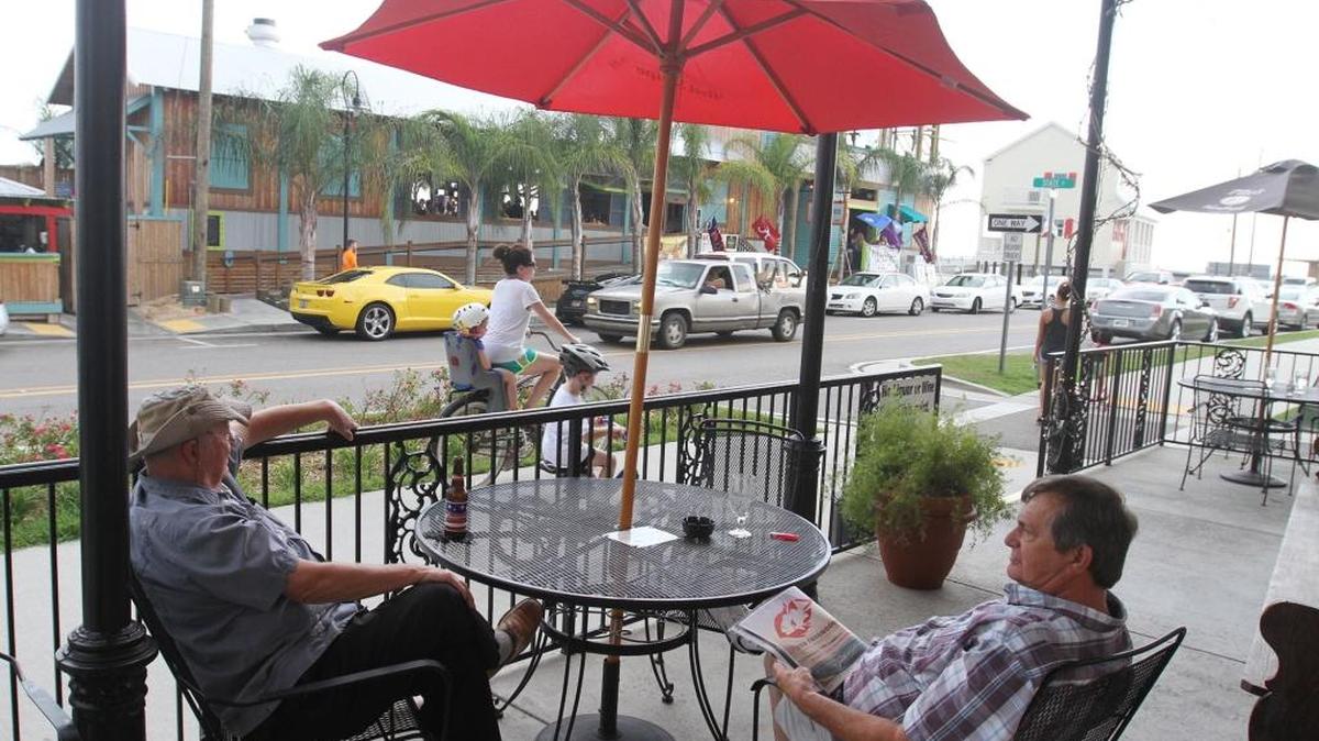 Bay St. Louis draws crowds with its downtown scene.