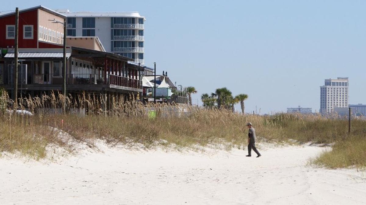Biloxi’s waterfront plans calls for a boardwalk on the beach between Veterans and Rodenberg avenues.
