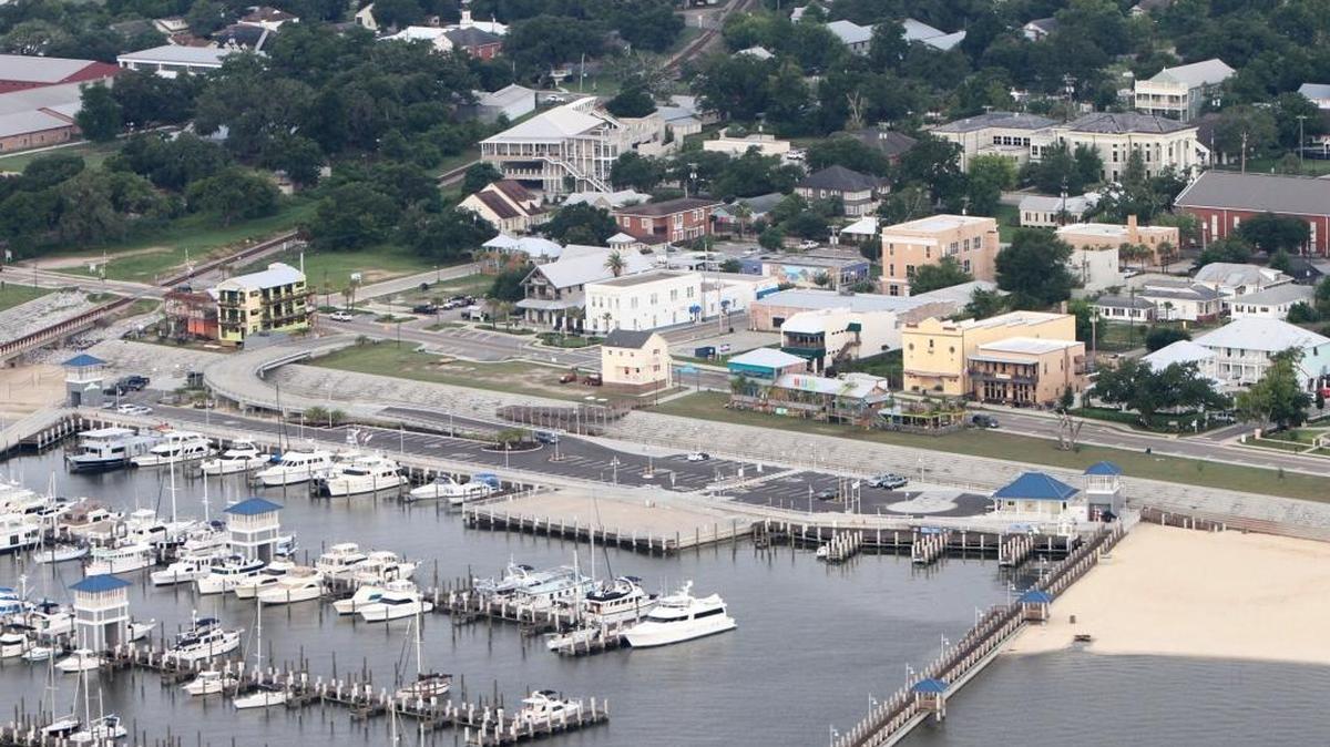 Old Town Bay St. Louis has enjoyed a renaissance in the last few years with a string of restaurants and shops opening along South Beach Boulevard overlooking its new harbor. 