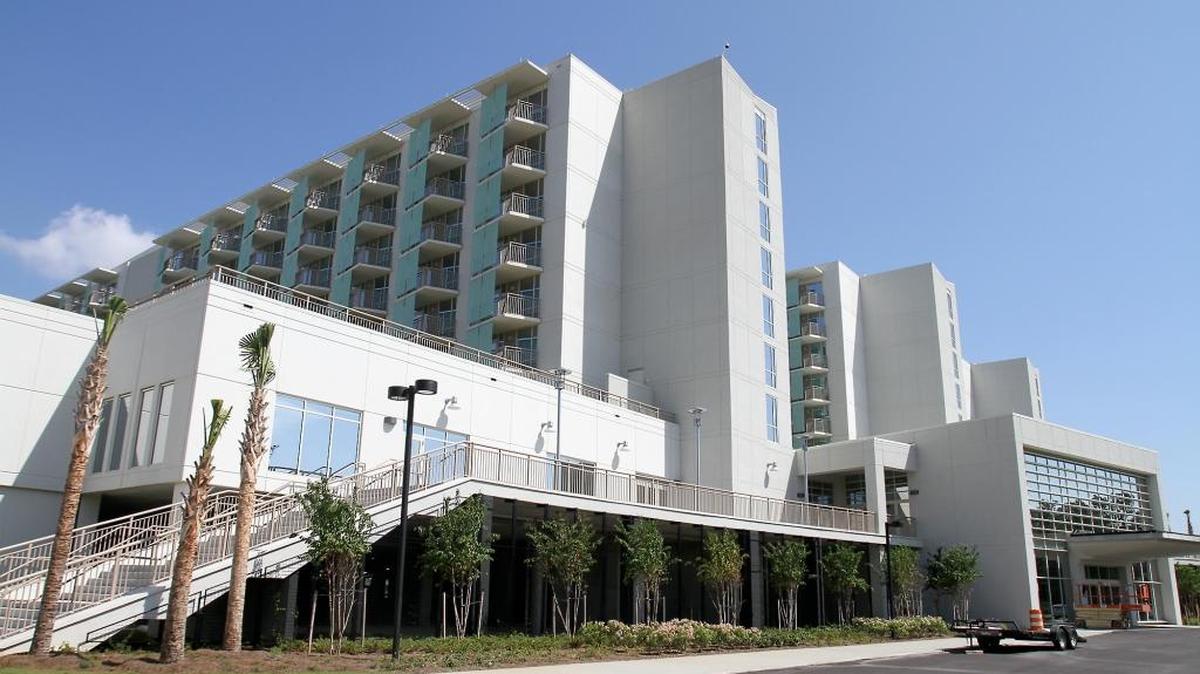 The Armed Forces Retirement Home in Gulfport was rebuild after the old home was destroyed by Katrina.