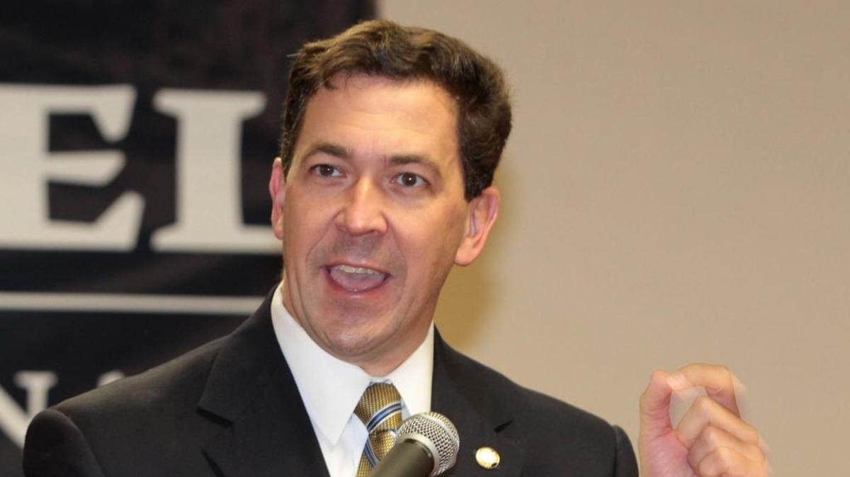 State Sen. Chris McDaniel speaks at a South Mississippi Tea Party meeting in D’Iberville in 2014, the year he lost the Republican Primary to U.S. Sen. Thad Cochran. McDaniel is back in public view, with his eye still on the U.S. Senate.