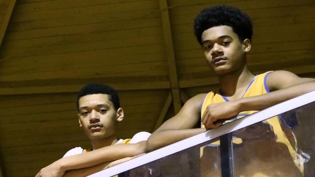 Bay High senior forward Galen 'G' Smith Jr., left, and his brother, junior center Galen 'Tolu' Smith III, have grown both figuratively and literally since last year as basketball players.