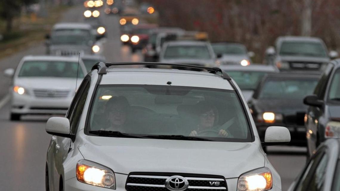 If someone flashes their headlights at you, it usually means law enforcement is nearby. 