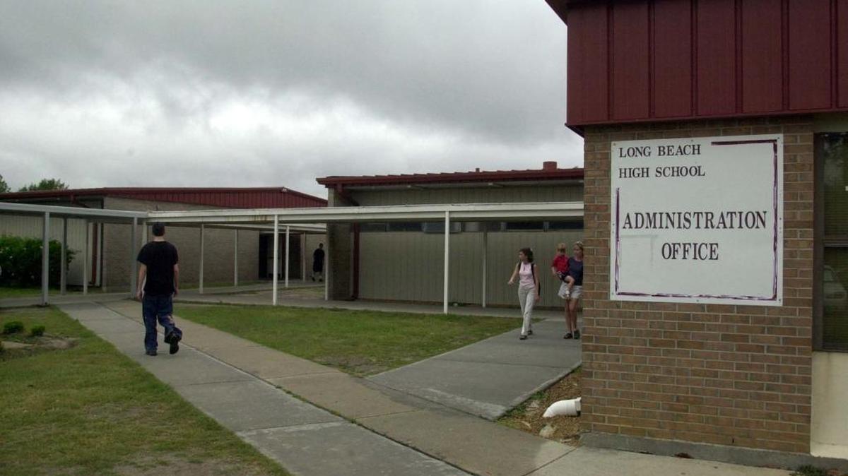 Students of Long Beach High School have 49 access points, according to a Sound Off. Long Beach is considering a bond issue to build a new school with fewer access points.