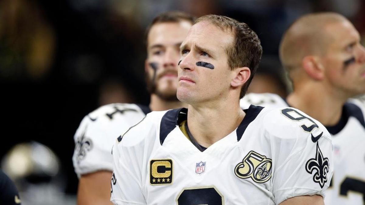 New Orleans Saints quarterback Drew Brees will look to guide his team to a road win against the New York Giants on Sunday.