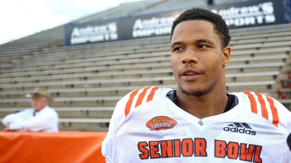 Texas A&M safety Justin Evans was drafted by the Tampa Bay Buccaneers on Friday.