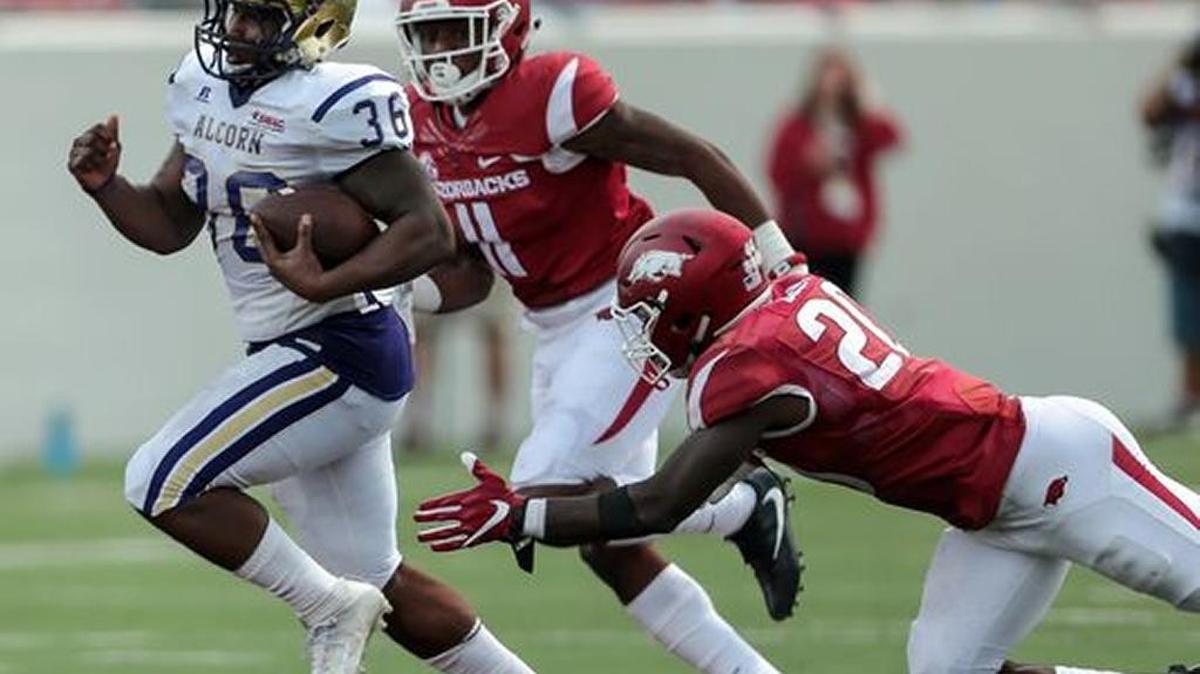Alcorn State running back Arron Baker needs a strong performance for the Braves to repeat as SWAC champions.