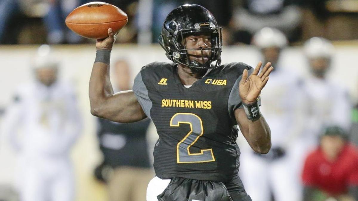 Southern Miss quarterback Keon Howard passes during the game against UAB at Roberts Stadium in Hattiesburg on Oct. 28.