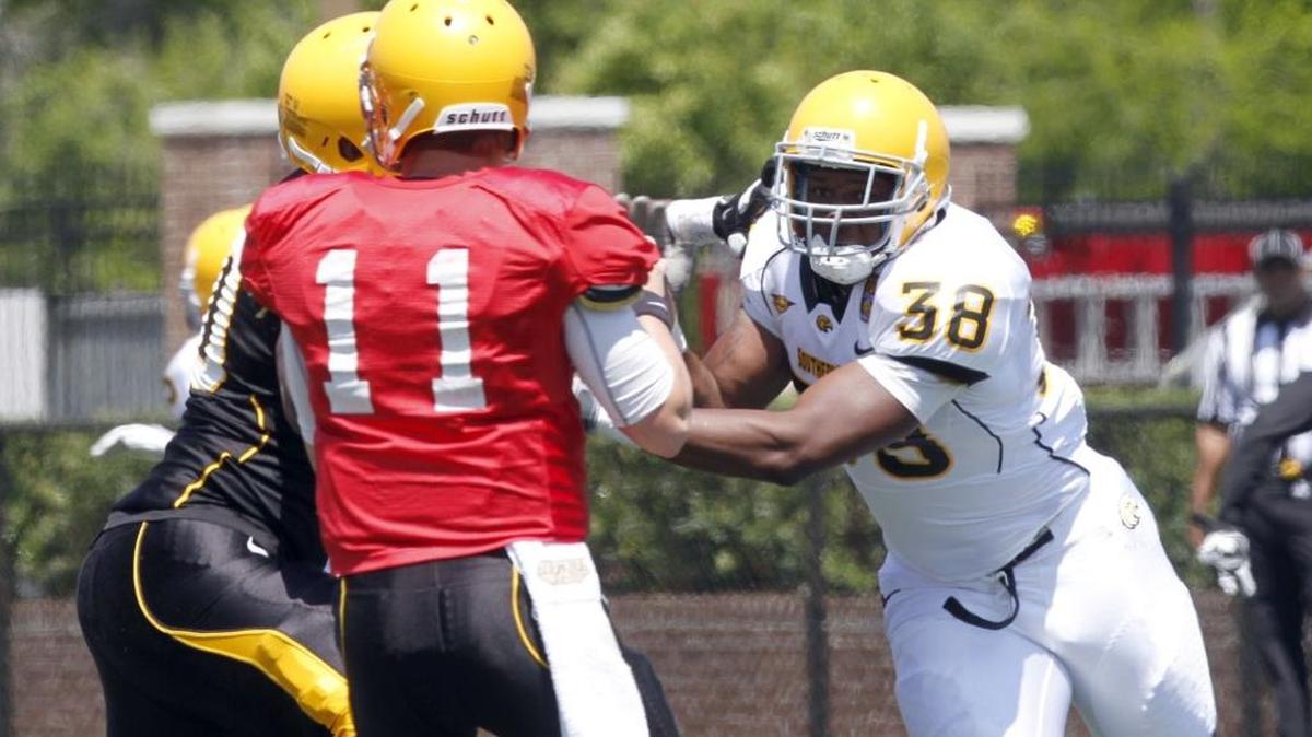 Jerry McCorvey of Vancleave should play a significant role on the Southern Miss defensive line this season.
