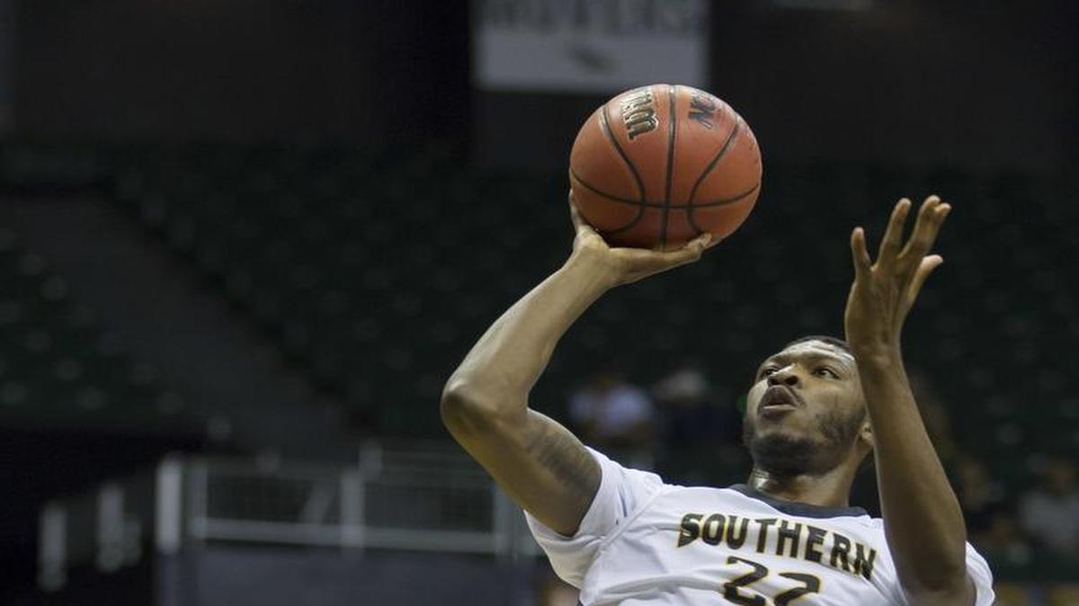 Southern Mississippi guard Quinton Campbell (22) scored 24 points and grabbed 13 rebounds in a 76-53 win over North Texas.
