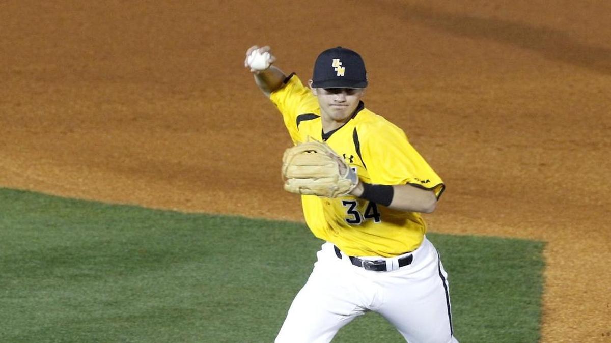 Storme Cooper delivered the game-winning hit against Northeastern Sunday at Pete Taylor Park.