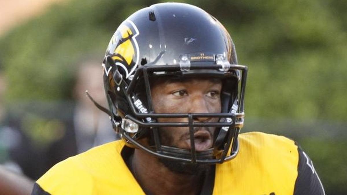 Southern Miss quarterback Kwandra Griggs looks for a receiver during the fourth quarter of their game against Kentucky at M.M. Roberts Stadium in Hattiesburg on Sept. 2.