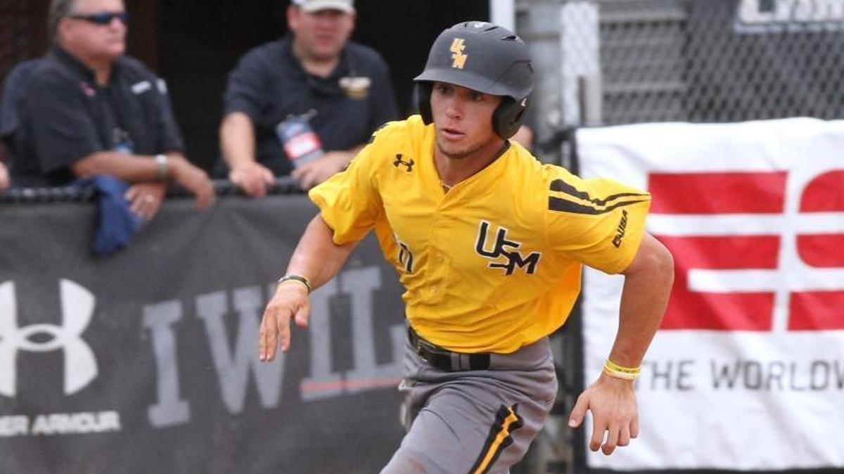 Southern Mississippi outfielder Mason Irby comes around third to score against South Alabama during the third inning of their NCAA Regional baseball game at Pete Taylor Park in Hattiesburg on June 4.