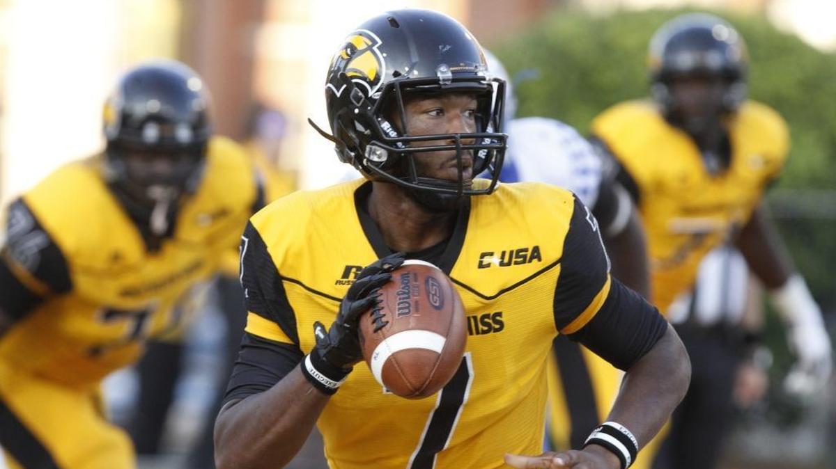 Southern Miss quarterback Kwadra Griggs sat out the spring while he recovered from surgery and was suspended for the first two weeks of the season.