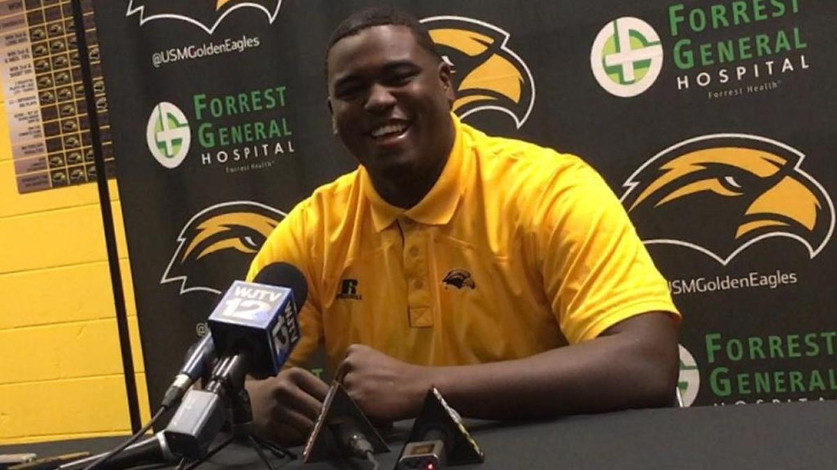 Southern Miss junior Delmond Landry has been a big help at defensive tackle this season.