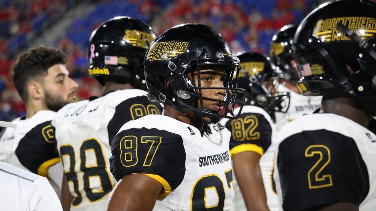 Southern Miss receiver Tim Jones, a Biloxi native, made his first career catches last week at Louisiana Tech.