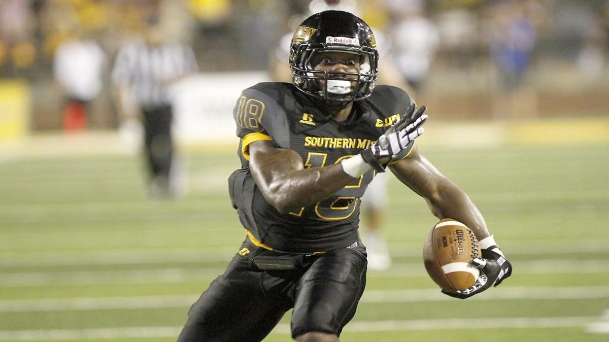 Southern Miss receiver Korey Robertson and the rest of the Golden Eagles will have two games livestreamed on Facebook this season.