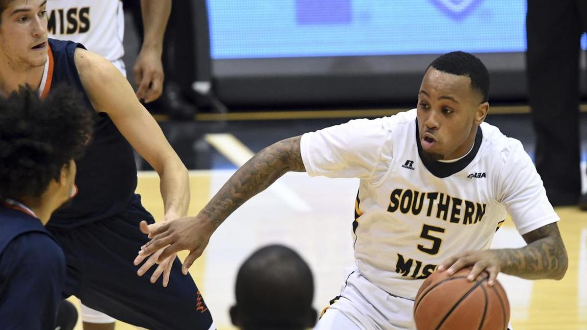 Southern Mississippi's Tyree Griffin scored 21 points against Middle Tennessee State on Saturday.