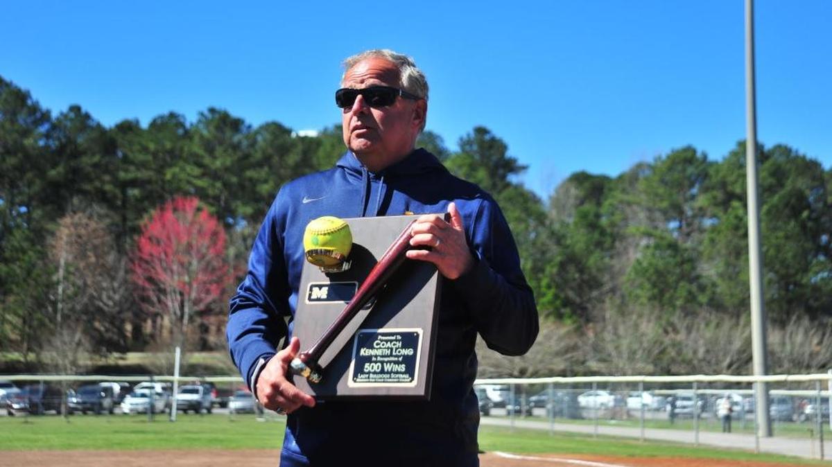 Mississippi Gulf Coast softball coach Kenneth Long picked up his 500th victory at the school Saturday in Meridian