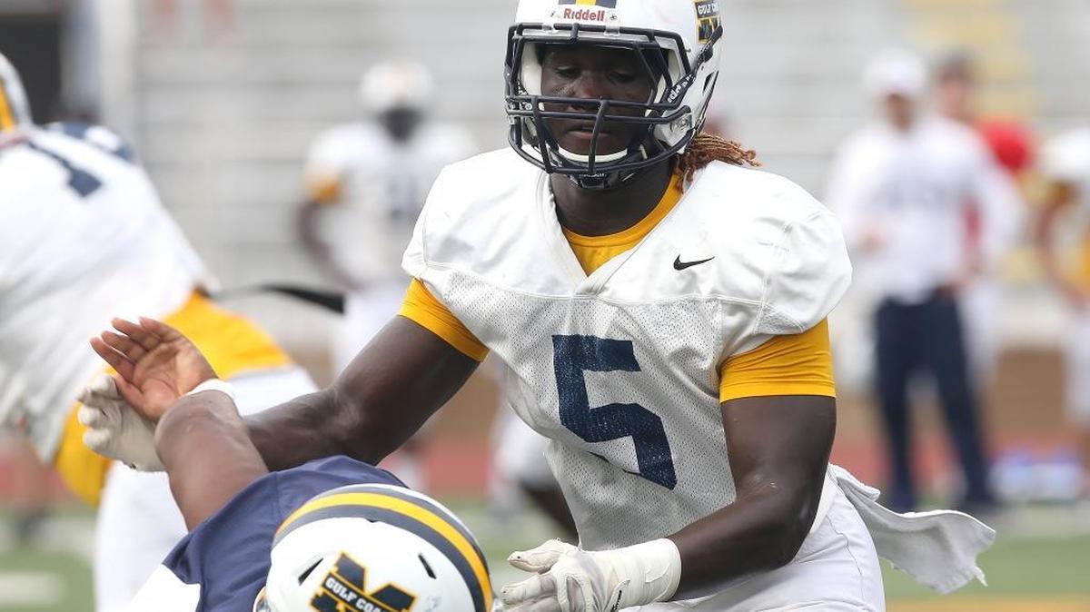 Former LSU signee and current Mississippi Gulf Coast Community College receiver Brandon Martin has committed to Auburn.