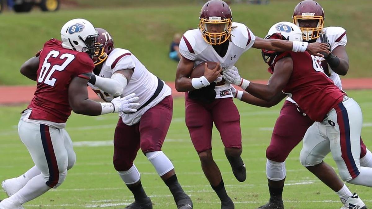 Pearl River quarterback Markevion Quinn leads the Wildcats in passing and rushing.