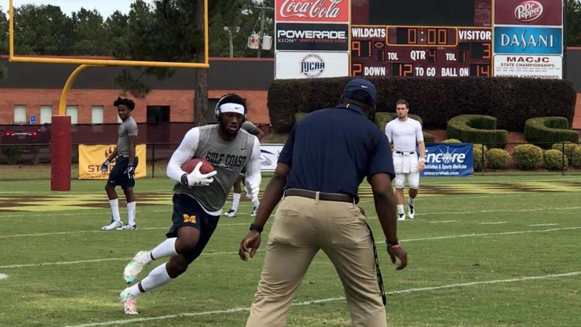Torrance Gibson’s back with Gulf Coast — this time at receiver