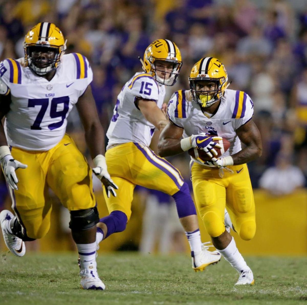 Former St. Stanislaus quarterback Myles Brennan is again in a battle to be the LSU starting quarterback.