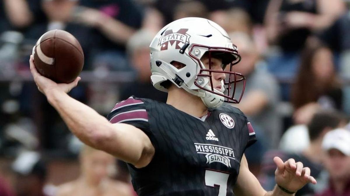 Mississippi State quarterback Nick Fitzgerald (7) will need to play his best game against defending SEC champion Alabama on Saturday in Starkville.