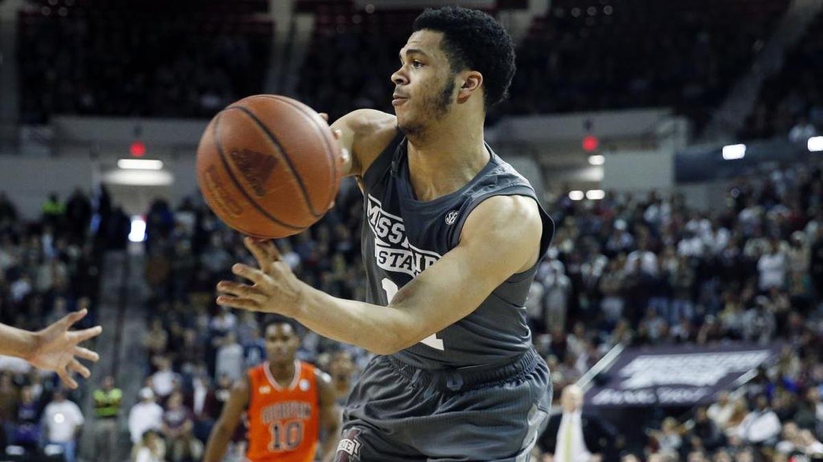 Mississippi State guard Quinndary Weatherspoon (11) had a solid game, but it was not enough to win at Alabama.