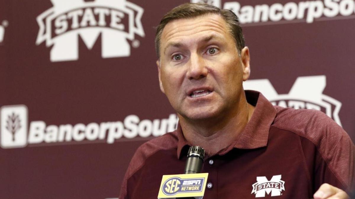 Mississippi State football coach Dan Mullen will lead his team against Charleston Southern on Saturday.