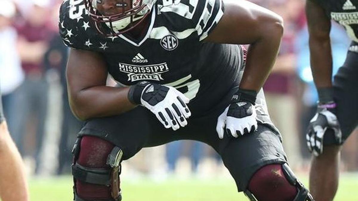 Mississippi State tackle Martinas Rankin will speak at SEC Media Days Tuesday.