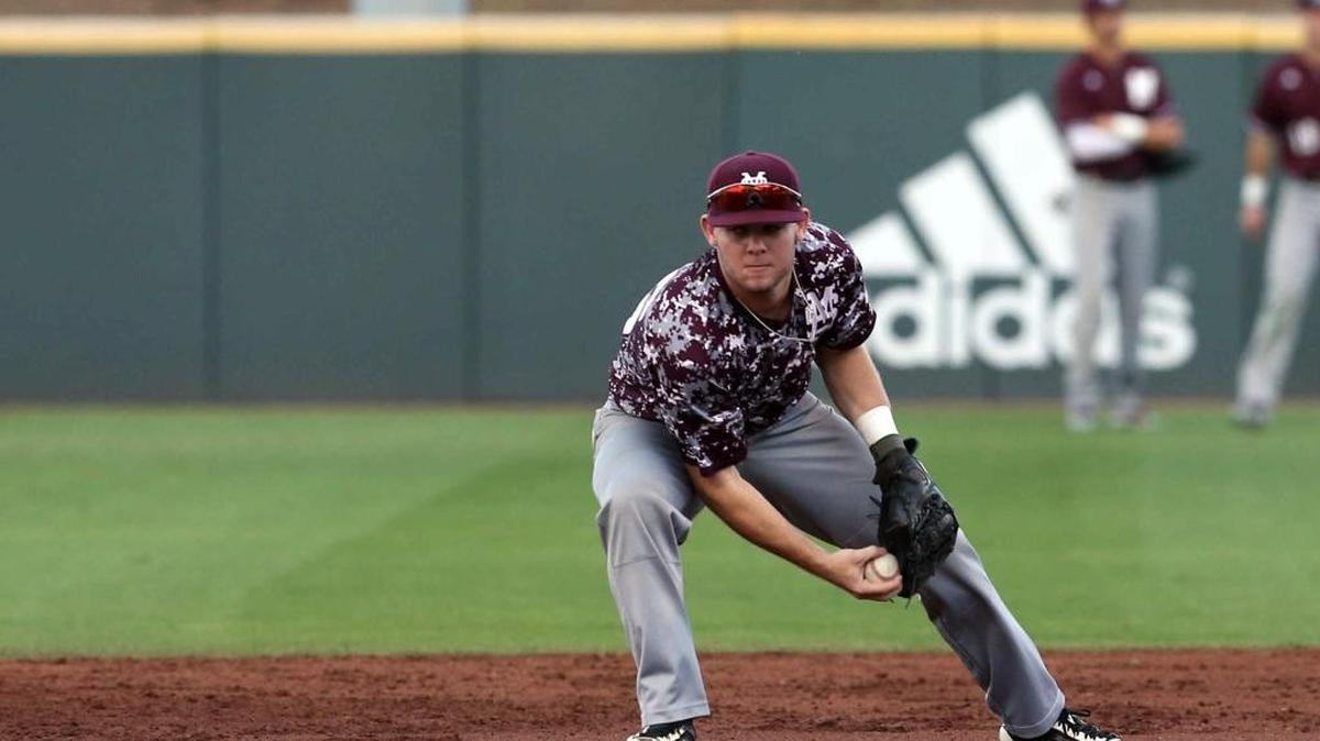 Former Biloxi standout Cody Brown has played almost exclusively in the outfield at Mississippi State. New MSU coach Andy Cannizaro has been trying Brown at first base this spring.
