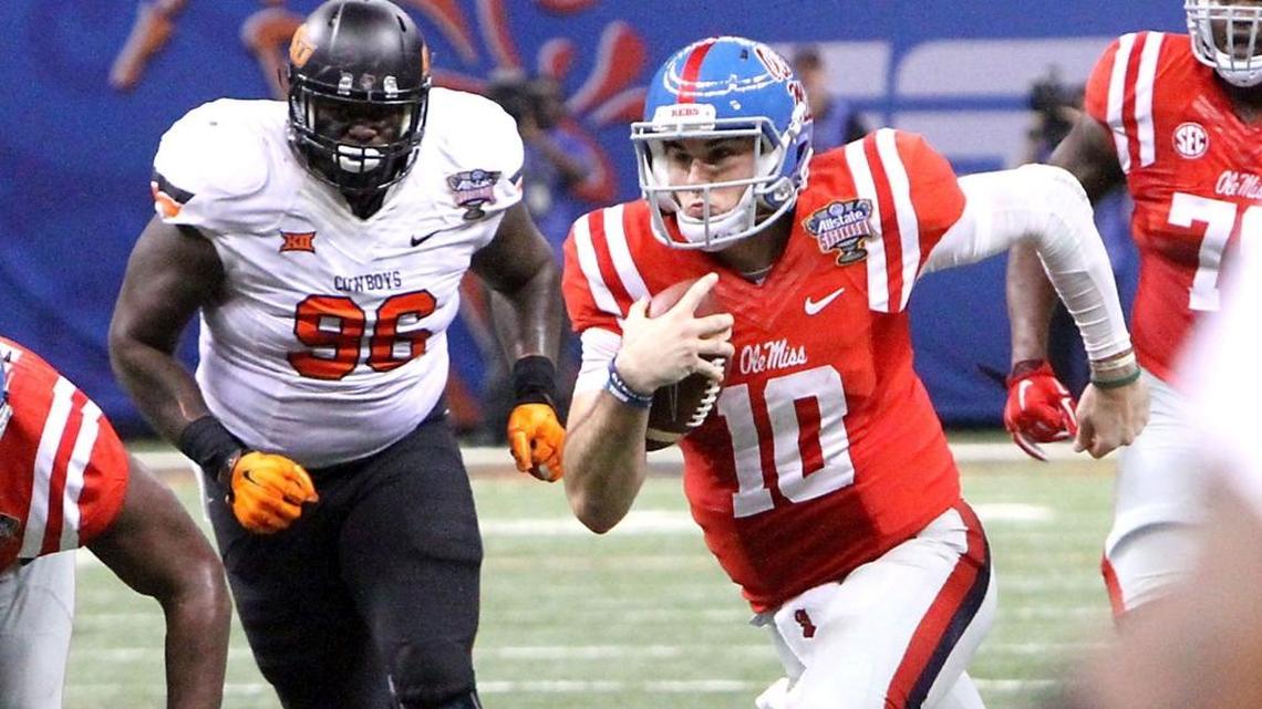 Ole Miss quarterback Chad Kelly likes the weapons he’ll have a receiver this season.
