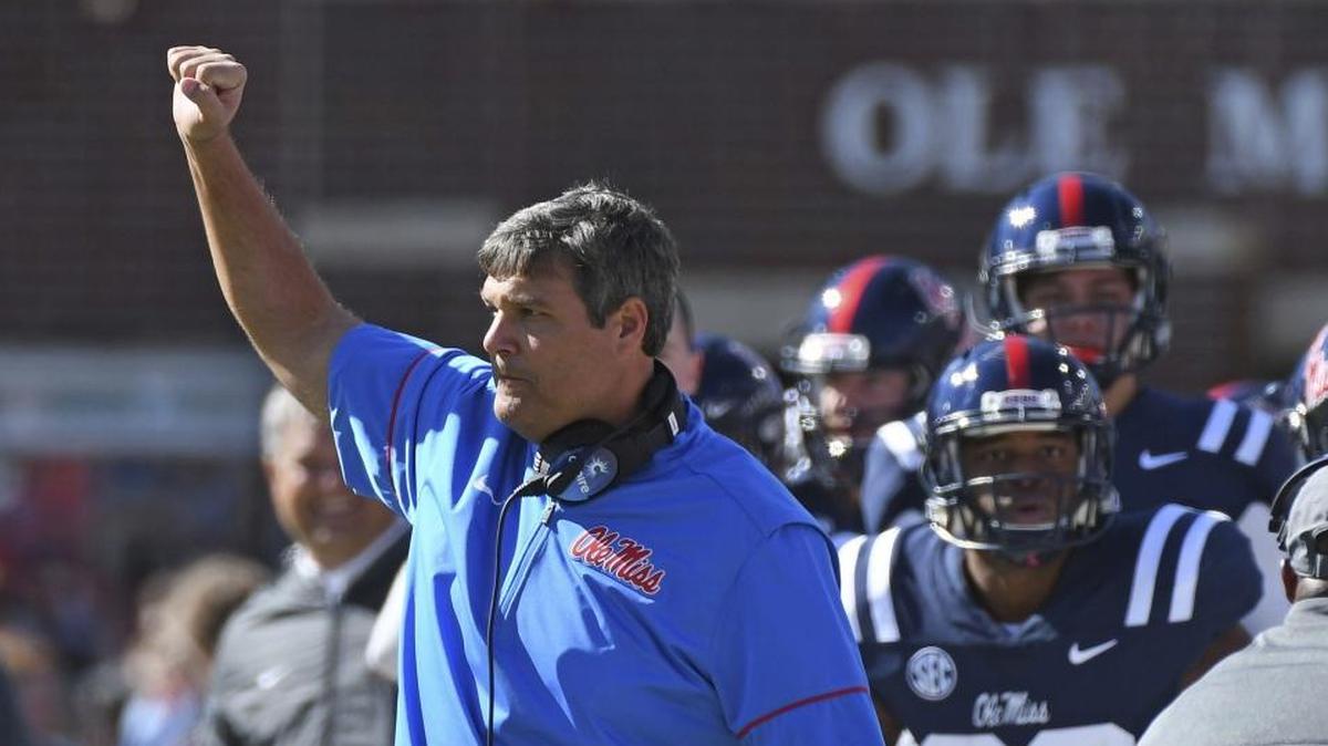 New Ole Miss head coach Matt Luke was pleased by the performance of his staff during the 2017 season.