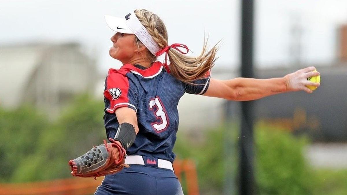 Ole Miss pitcher Kaitlin Lee pitched her 13th complete game in the loss to UCLA.