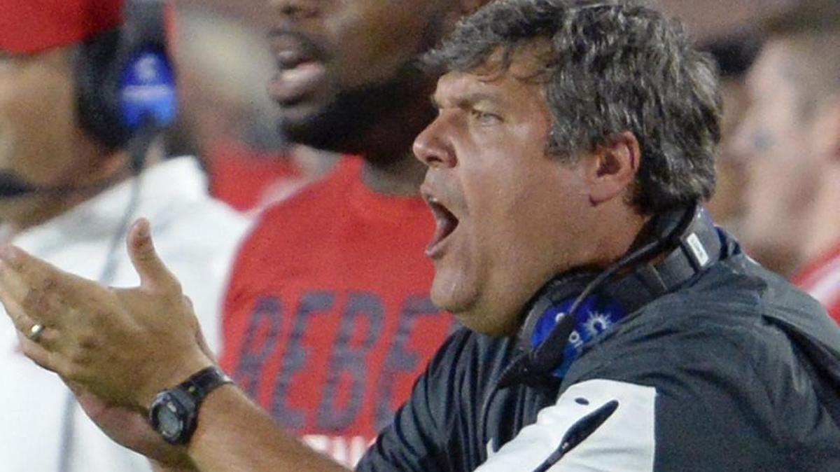 Ole Miss head coach Matt Luke is trying to keep things positive in Oxford.
