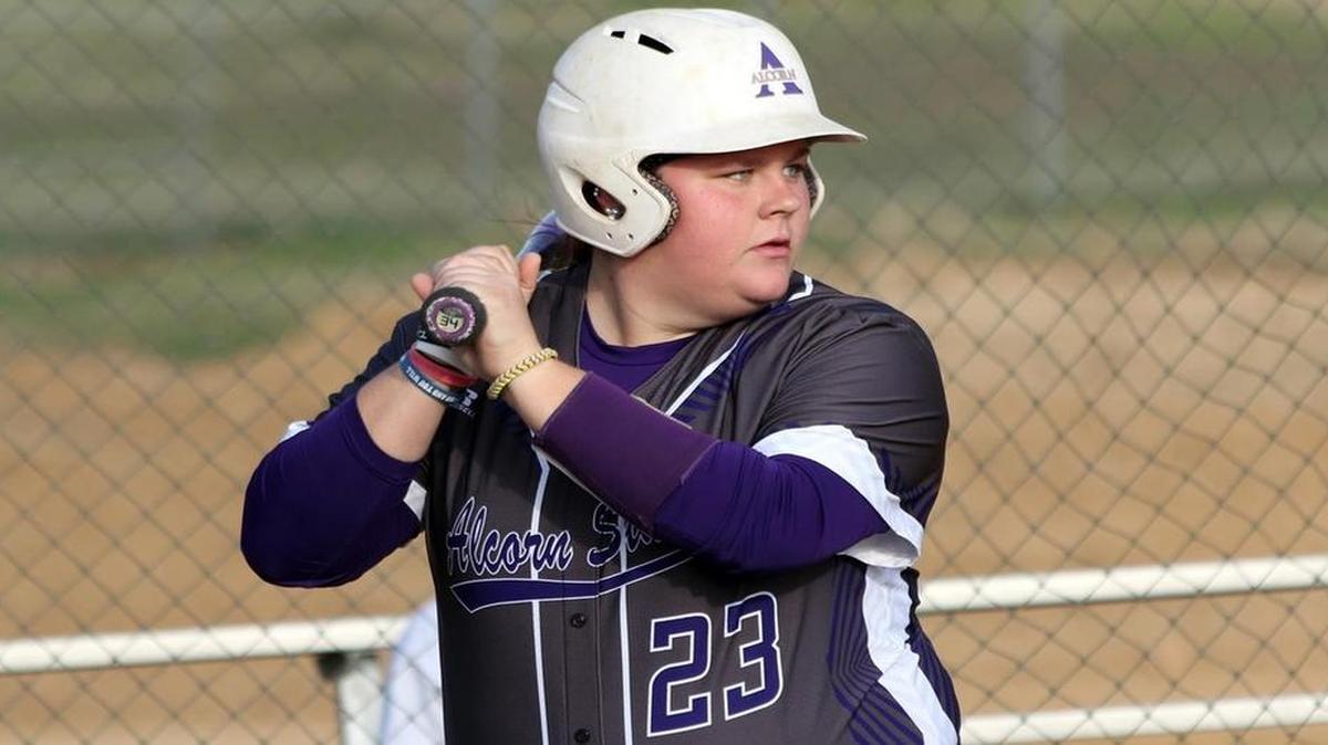 Alcorn State catcher Jessica Crum was named SWAC softball hitter of the week.
