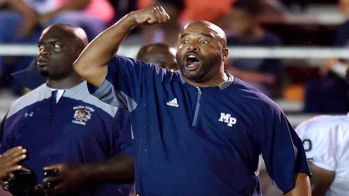 Moss Point head coach Eugene Harmon.