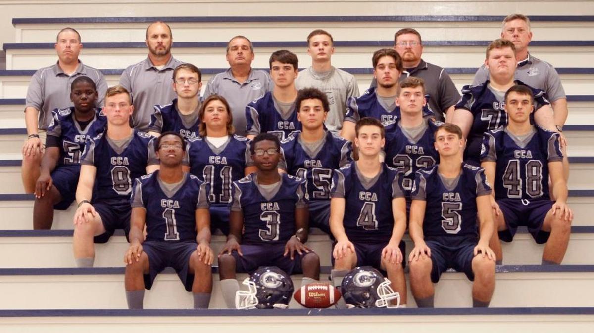 Christian Collegiate Academy’s 2017 football team, under the direction of head coach Joe Roberts.