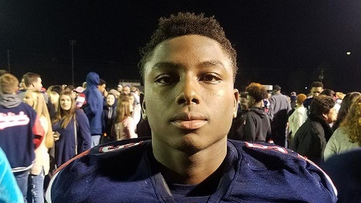 Hancock free safety Michael Durr