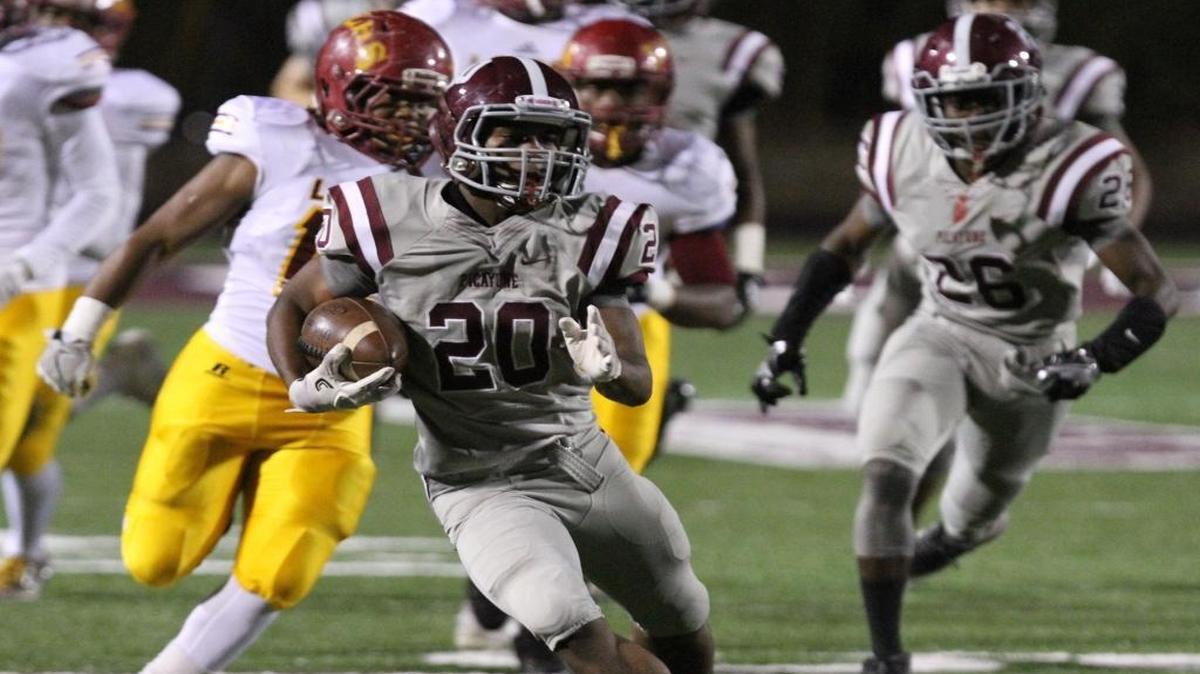 Picayune's Shaun Anderson returns a punt for an 80-yard touchdown against Laurel during the second quarter of their 5A South State game at Lee/Triplett Stadium in Picayune on Friday. Nov. 25, 2016. Picayune visited Stone on Friday.