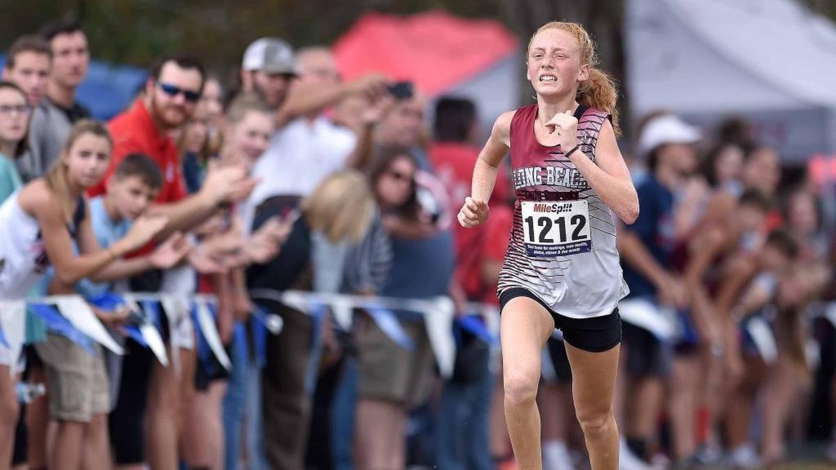 Brooklyn Biancamano of Long Beach won a Gold medal at a track meet held in Birmingham.