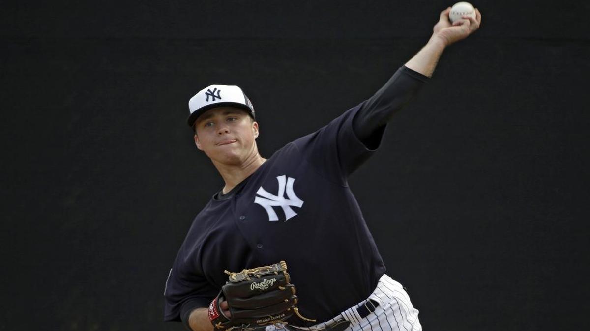 Former New York Yankees relief pitcher Jacob Lindgren throws underwent Tommy John surgery Aug. 5, 2016. He signed with the Atlanta Braves during the offseason but has not pitched this year due to rehabbing back from the surgery.